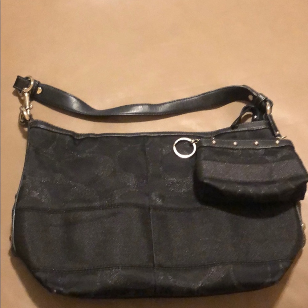 Coach purse with coin purse